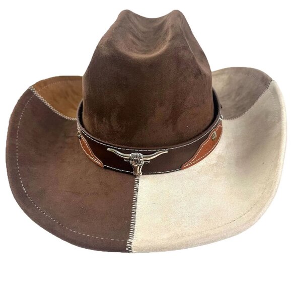 Hat Western Casual Boho-Chic Rodeo Concert BBQ Western Accessories Longhorn Bull